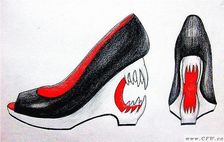 創(chuàng)意鞋子設(shè)計(jì)-鞋帽配飾設(shè)計(jì)-服裝設(shè)計(jì)